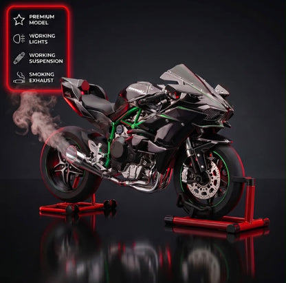 1:9 Superbike Model With Real Smoke Exhaust
